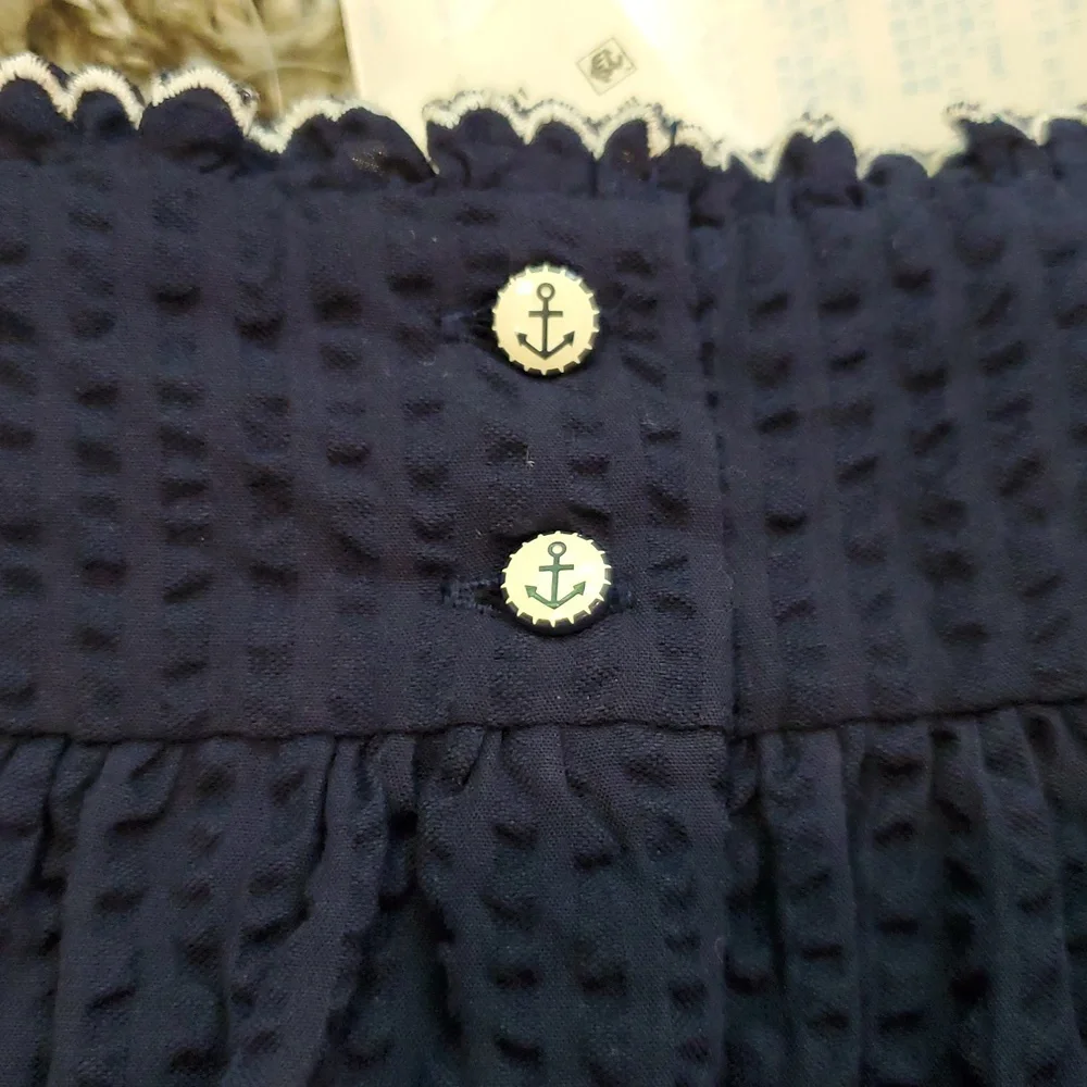 Ralph Lauren Hand Smocked Seersucker Shortall
